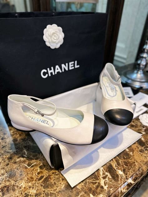 chanel mary janes 2024|Chanel mary janes flats.